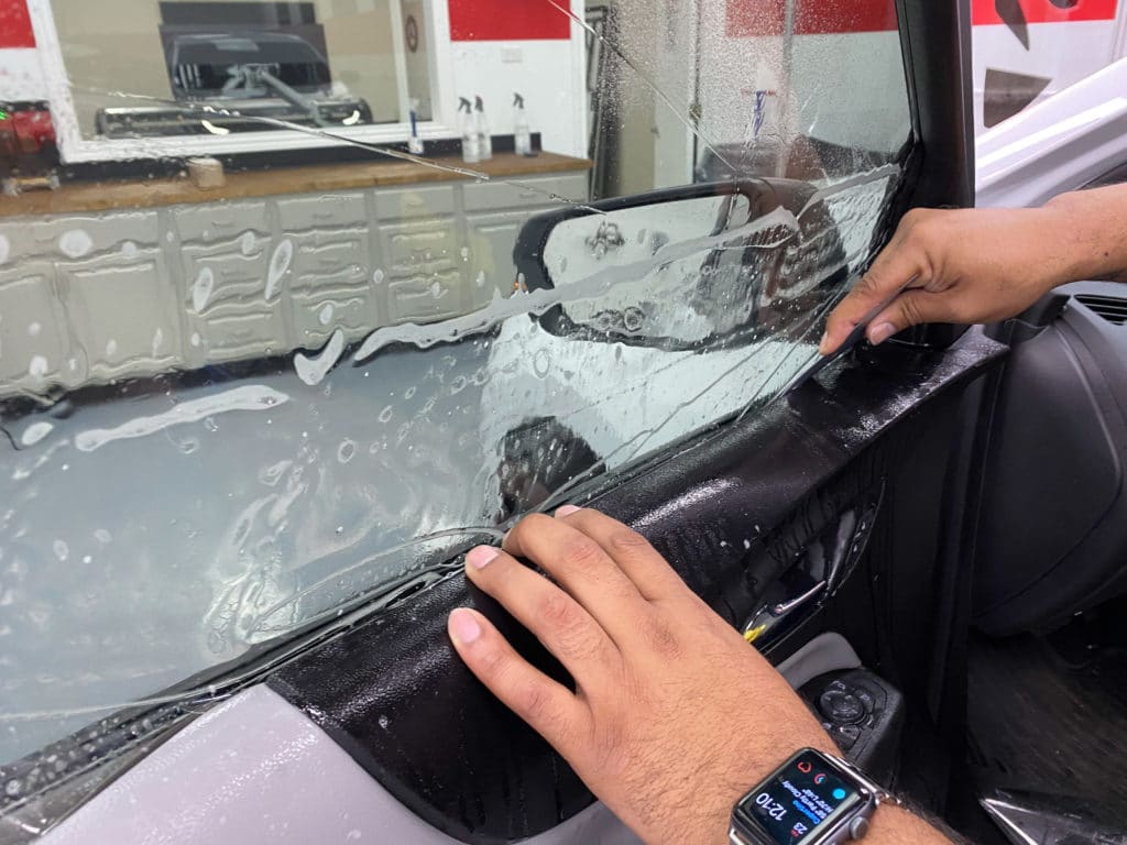 Window Tinting up close with William, co-owner of Performance Clear Bra.